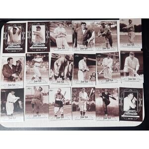 2016 Leaf Babe Ruth Collection 50 Card Lot Yankees Legend Historic Photo Cards